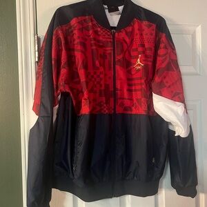 Jordan Red and Black Jacket
